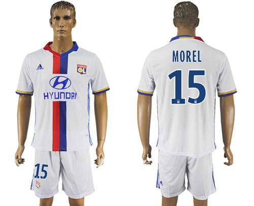 Lyon #15 Morel Home Soccer Club Jersey